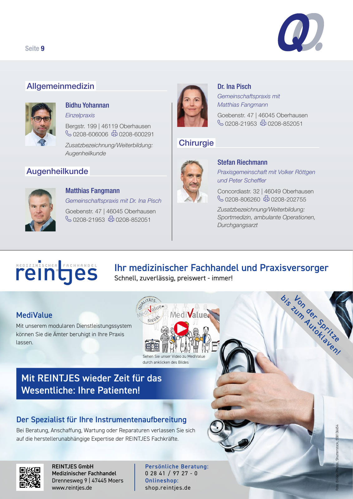 Vorschau Quali-Net O. - Qualitätsnetz Oberhausener Ärzte e.V. Seite 9