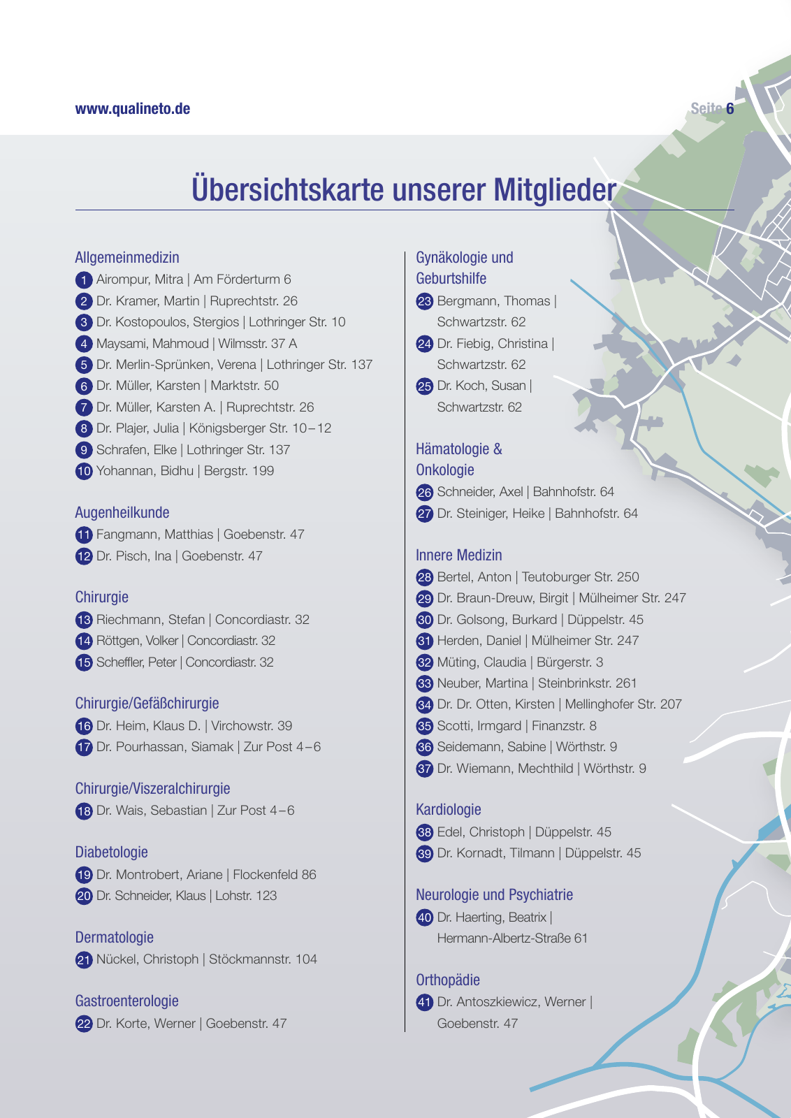 Vorschau Quali-Net O. - Qualitätsnetz Oberhausener Ärzte e.V. Seite 6