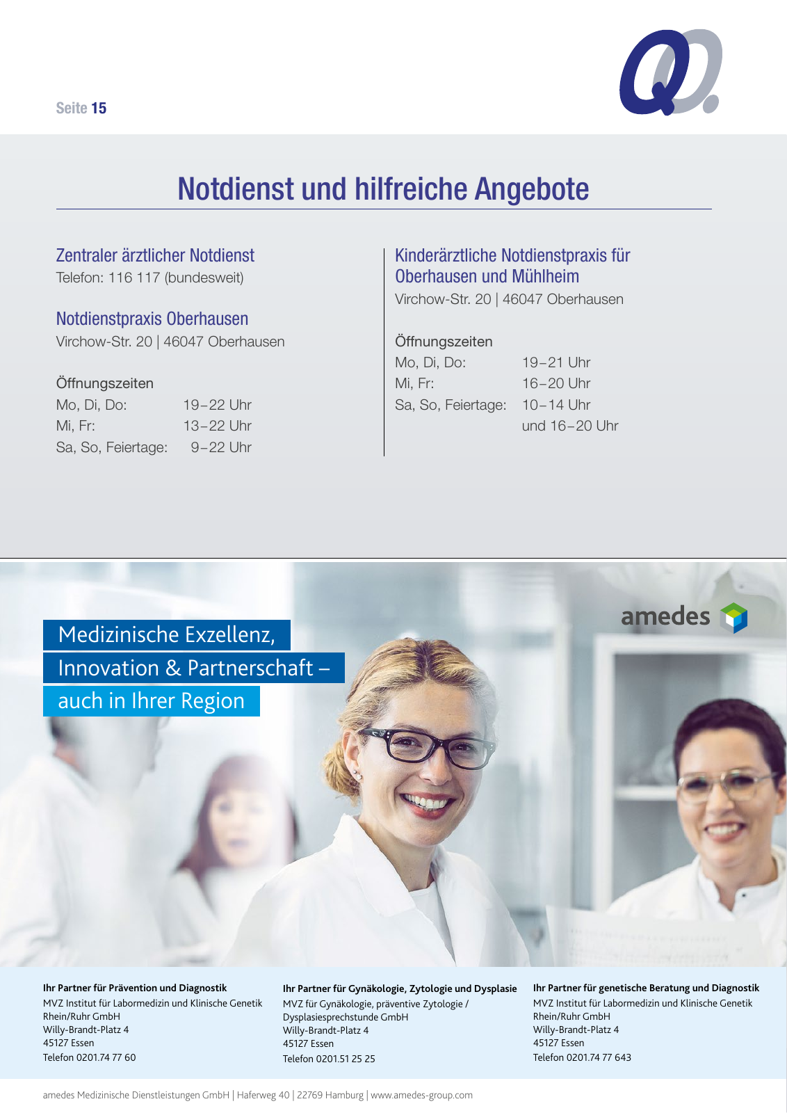 Vorschau Quali-Net O. - Qualitätsnetz Oberhausener Ärzte e.V. Seite 15