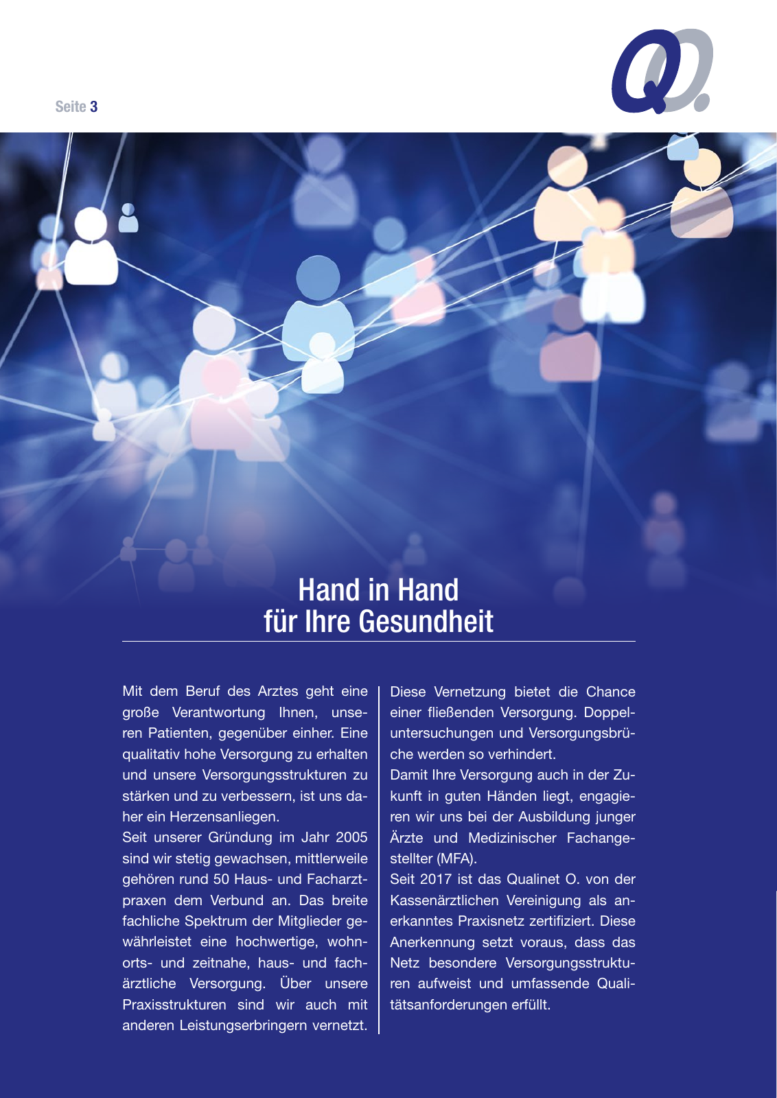 Vorschau Quali-Net O. - Qualitätsnetz Oberhausener Ärzte e.V. Seite 3