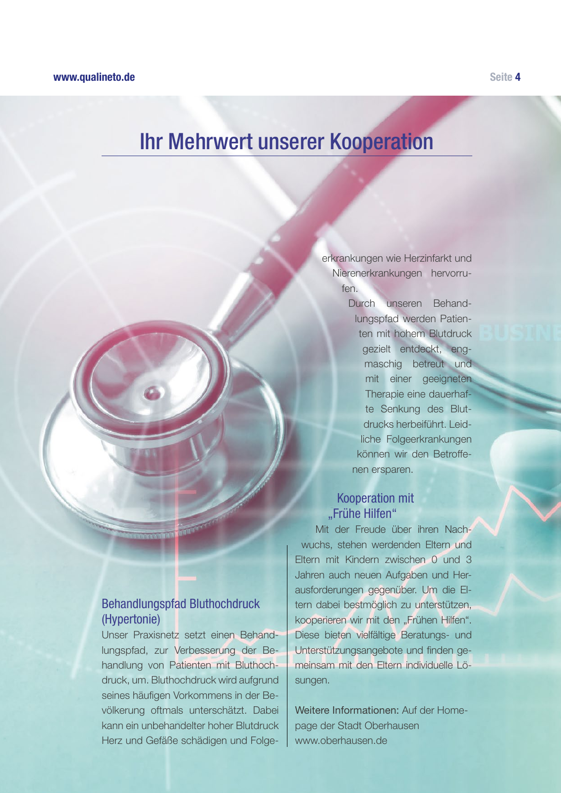 Vorschau Quali-Net O. - Qualitätsnetz Oberhausener Ärzte e.V. Seite 4